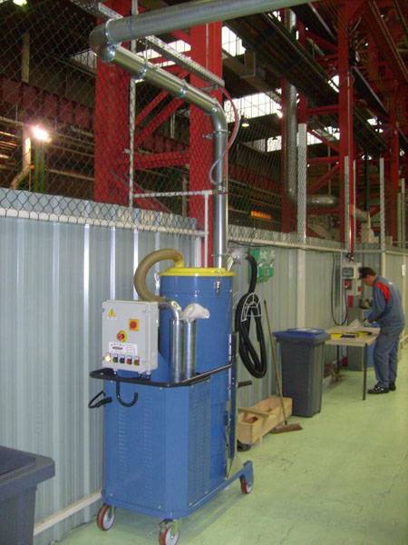 aspiration industrielle